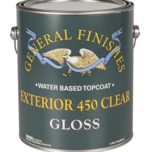 General Finishes Exterior 450 Clear Gloss (Water Based Topcoat)