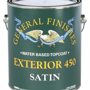 General Finishes Exterior 450 Satin (Water Based Topcoat)